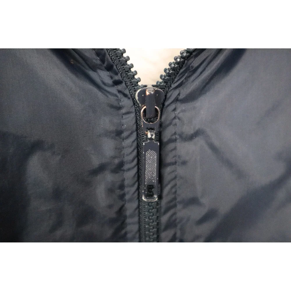 Polo Ralph Lauren Vintage Navy Sherpa Lined Hooded Jacket XL Embroidered Logo